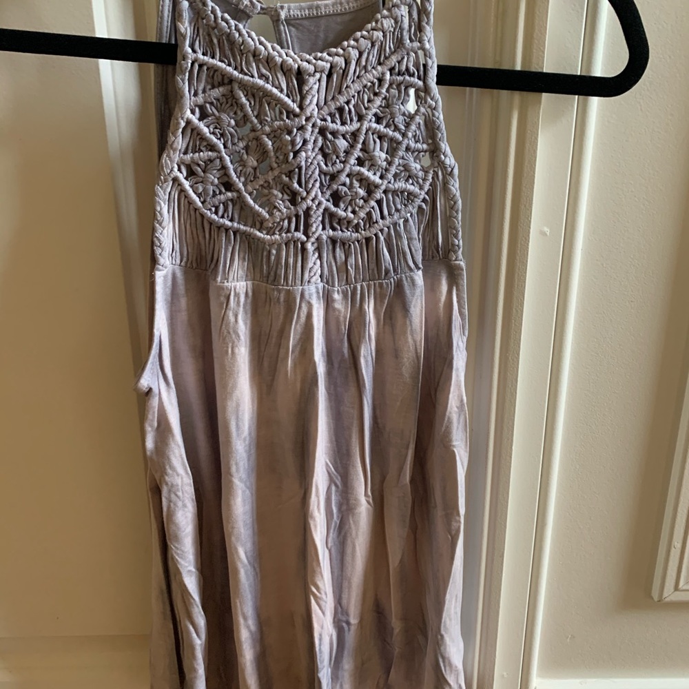 Aerie Purple Halter Tank Top